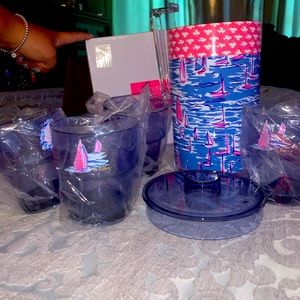 Lilly Pulitzer NWT GWP boatylicious pitcher set